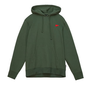 NEW! Florence Marine X Size Small Burgee 2.0 Hoodie Green $85 Organic Cotton
